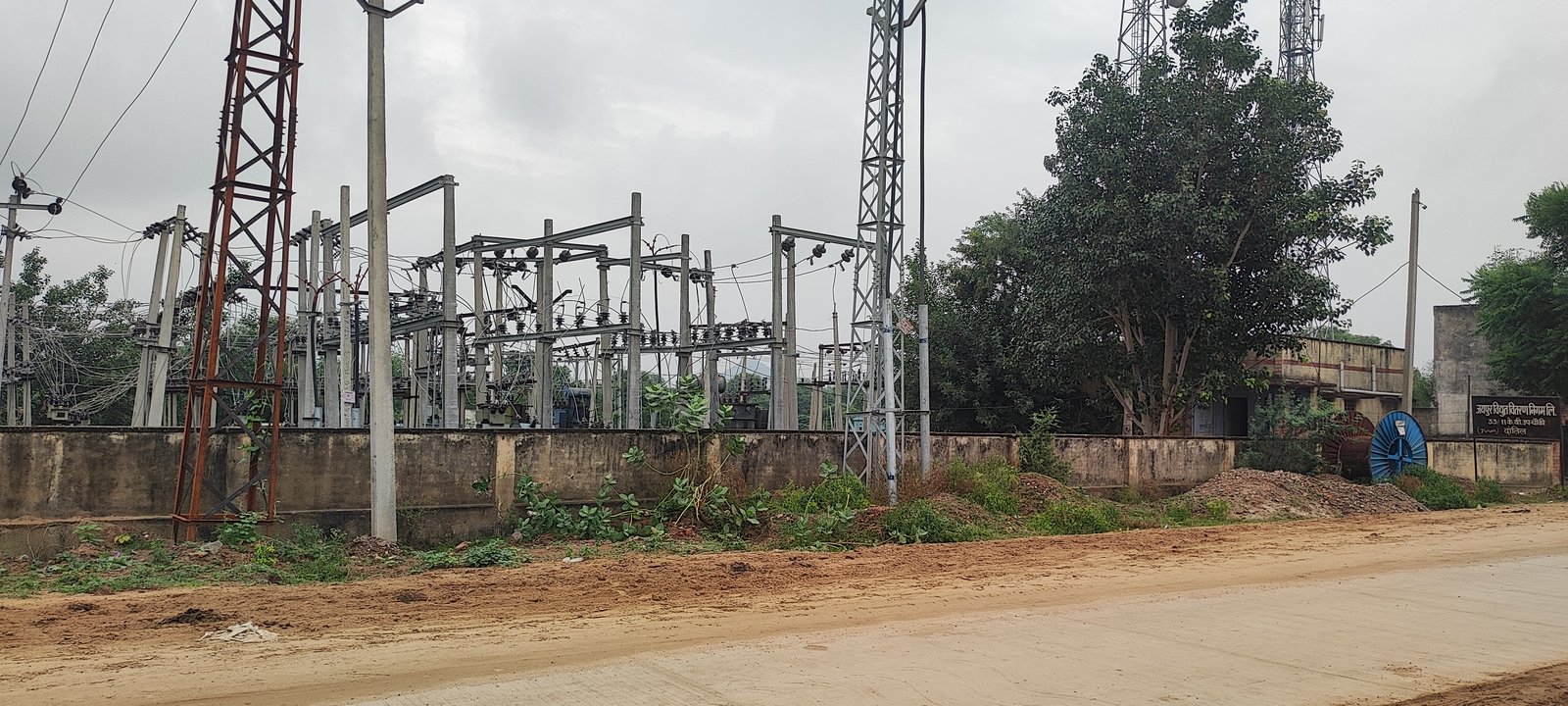Electricity sub-station view 2