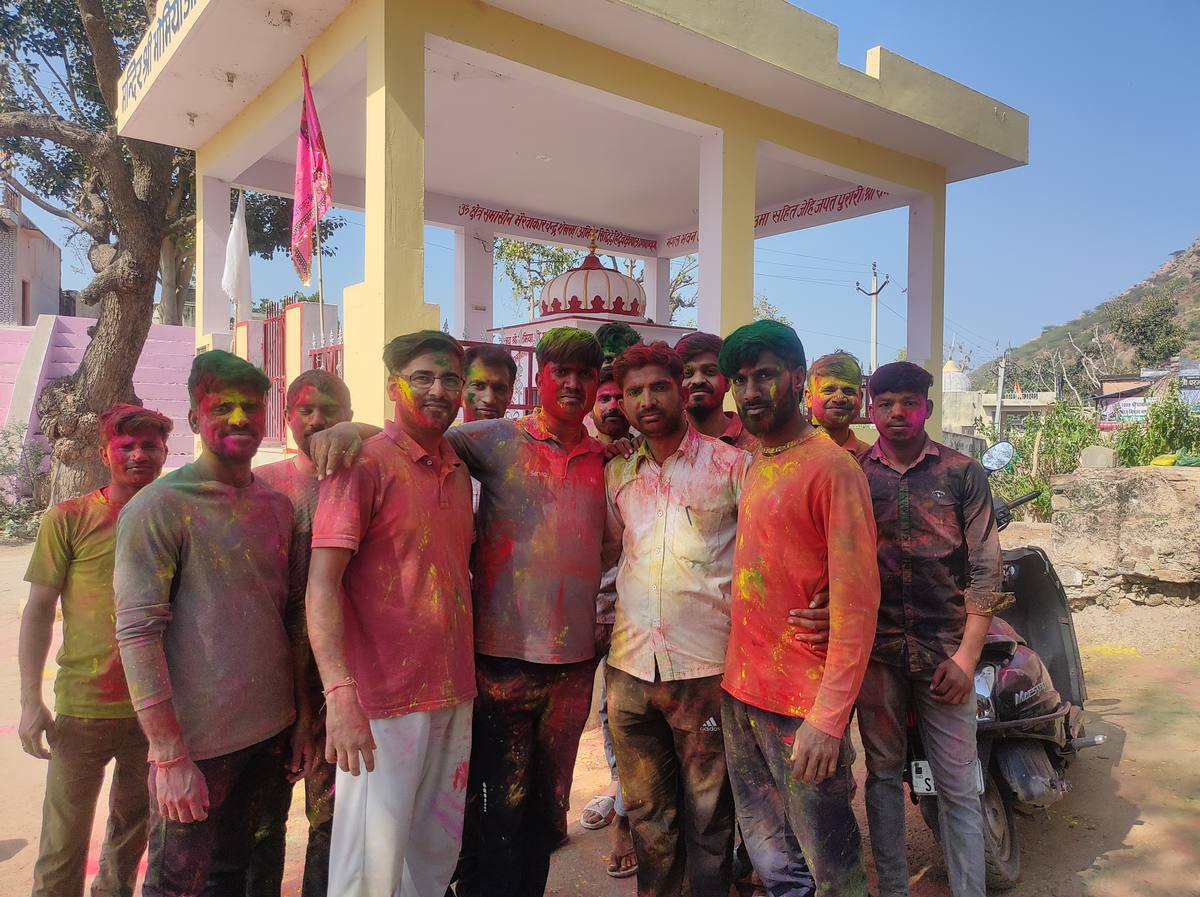 Holi Group Photo